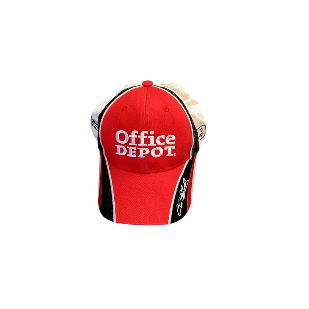 Home Depot Racing Hat Carl Edwards #99 NASCAR Baseball Cap Adjustable Red Black